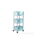 Plastic 3 Layers Removable Storage Shelf